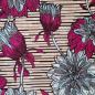 Preview: BEAUTIFUL DAHLIAS Afrikanischer Wax Print Stoff